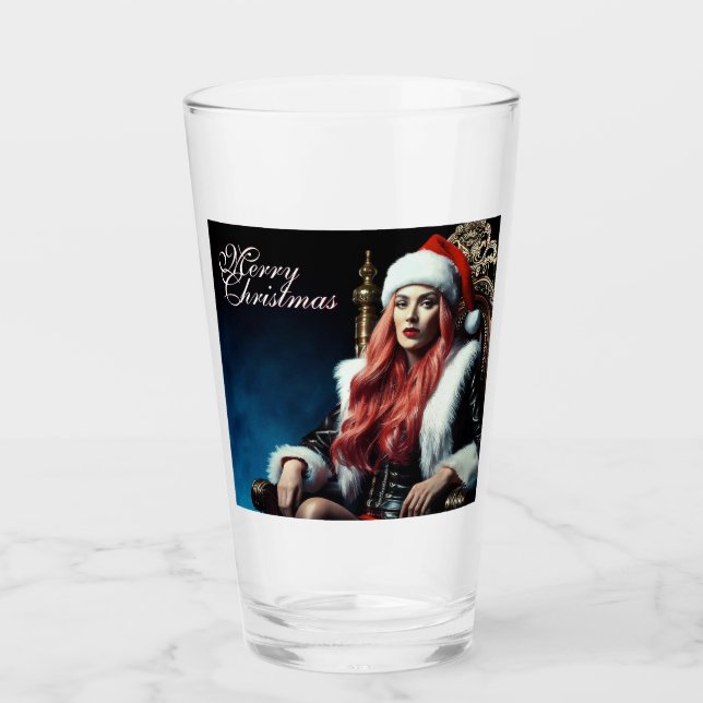 Santa's hottest sister - Merry Xmas 03122024_0011 Glass (Front)