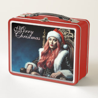 Santa's hottest sister - Merry Xmas 03122024_0011 Metal Lunch Box