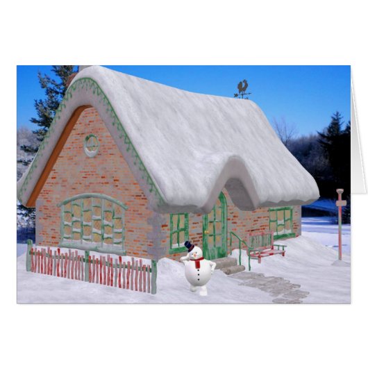 Santa's House  Cards (Front Horizontal)
