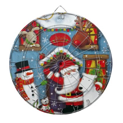 Santa&#39;s House Dart Board