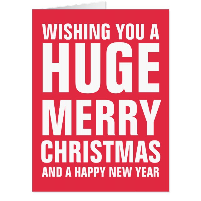 Santa's Huge Christmas Card (Front)