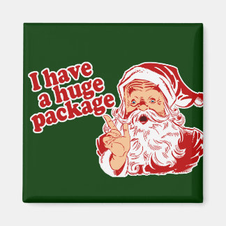 Santas Huge Package Magnet