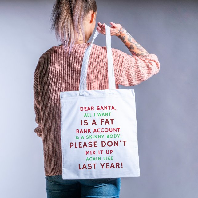 Santa's Humor Haven Tote (Creator Uploaded)