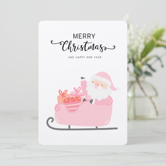 Santa's Jolly Christmas Cards (Standing Front)
