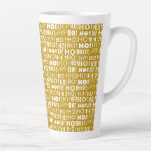 Santa's Jolly Christmas HO! HO! HO! in Dark Gold