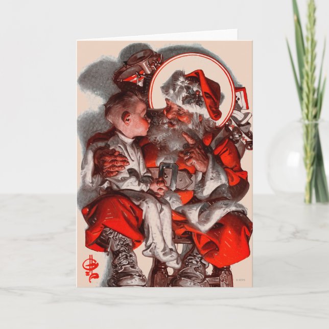 Santa's Lap Holiday Card (Front)