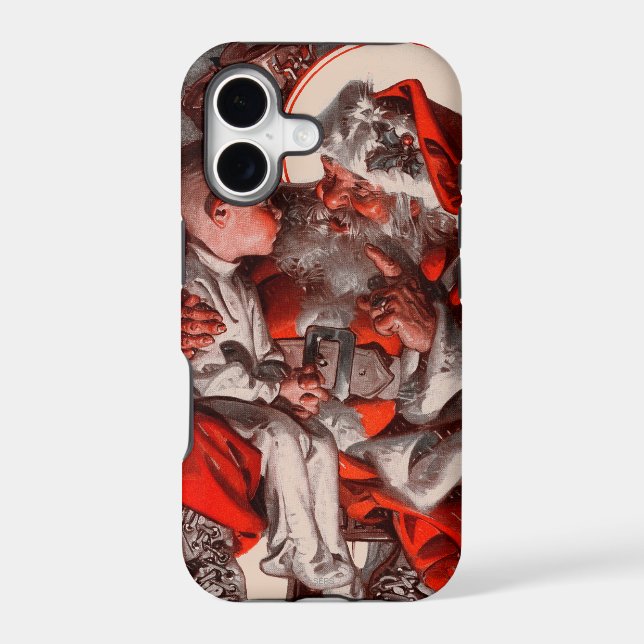 Santa's Lap Iphone Case (Back)