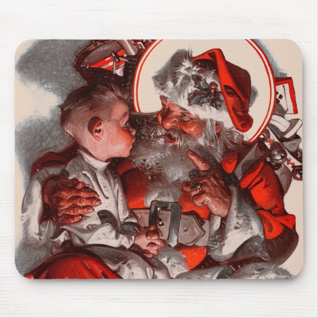 Santa's Lap Mouse Pad (Front)