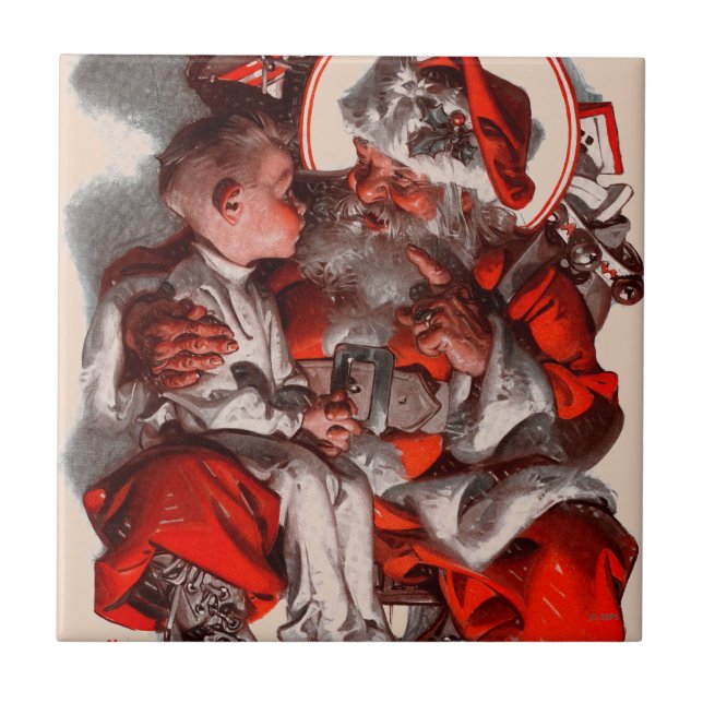 Santa's Lap Tile (Front)