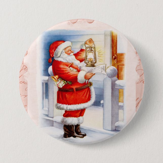 Santas List Button (Front)