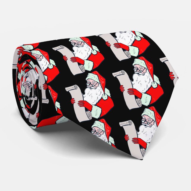 Santa's List | Christmas Tie (Rolled)
