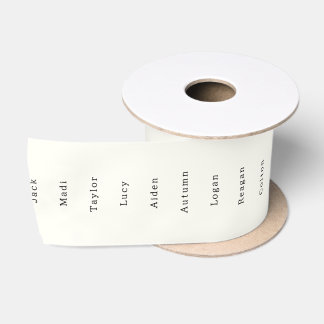 Santa's List Ribbon