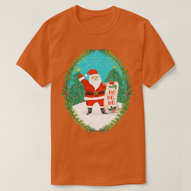 Santas List T-Shirt (Design Front)