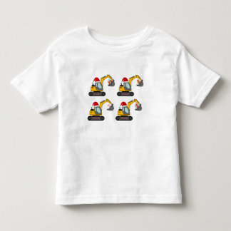 Santa's little diggers T-shirt