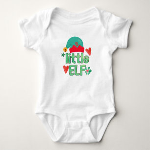Santa's Little Elf Bodysuit - Funny Christmas Baby
