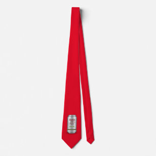 Santa's Little Helper Beer Can Neck Tie