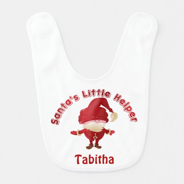 Santa's Little Helper Bib (Front)