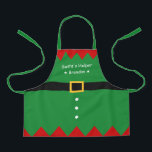 Santa's Little Helper Cute Christmas Elf for Kids Apron<br><div class="desc">Santa's Little Helper Cute Christmas Elf for Kids Personalized All-Over Print Apron.</div>