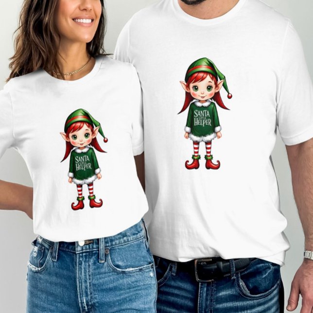 Santa's Little Helper Elf Festive Christmas T-Shirt (Creator Uploaded)