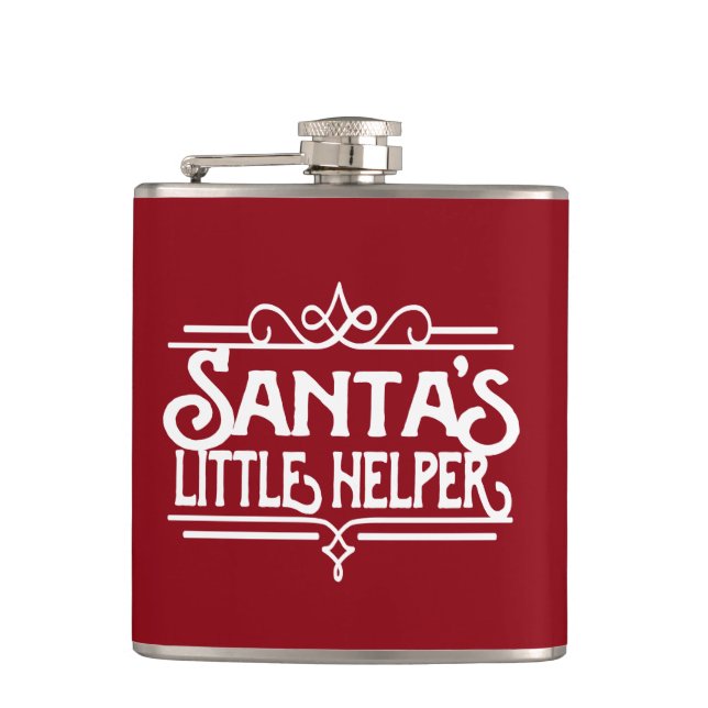 Santa's Little Helper Flask (Front)