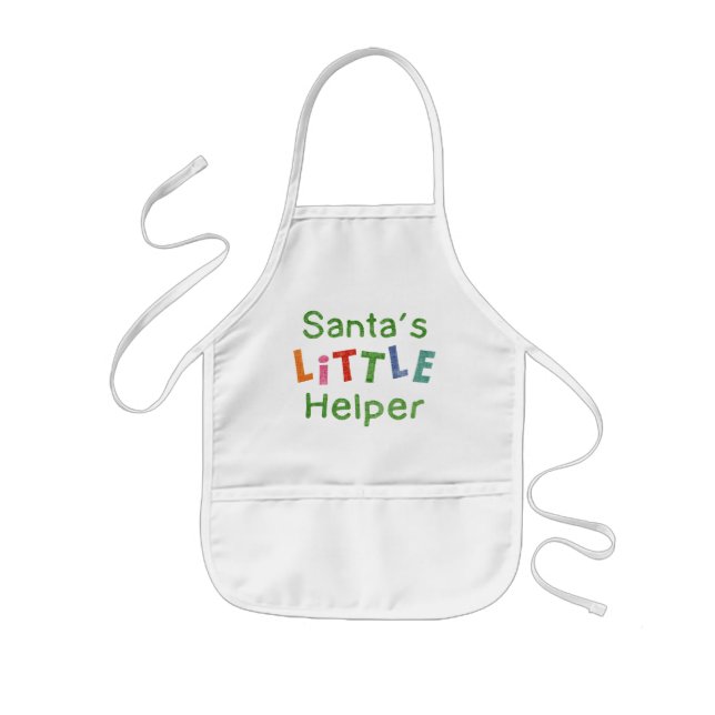 Santa's Little Helper Kids' Apron (Front)