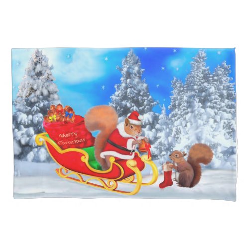 SANTAS LITTLE HELPER PILLOW CASE