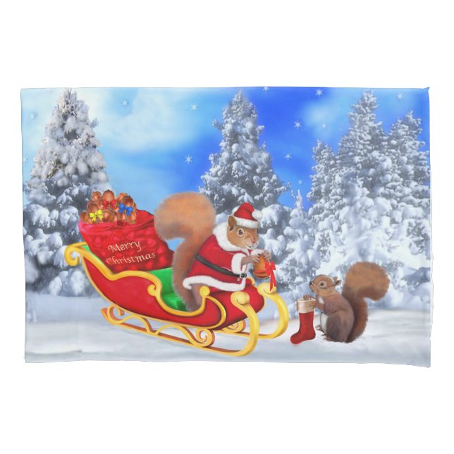 SANTA'S LITTLE HELPER PILLOW CASE (Front)