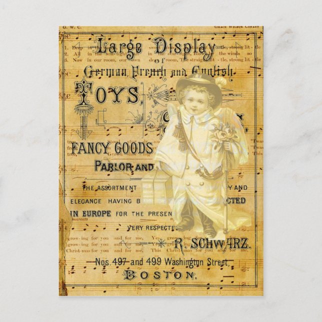 Santa's Little Helper Postcard (Front)