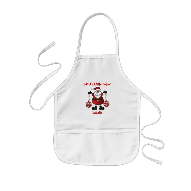 Santa's Little Helper | 🎅Santa Claus Kids' Apron (Front)