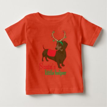 Santa's Little Helper T-shirt by jamierushad at Zazzle