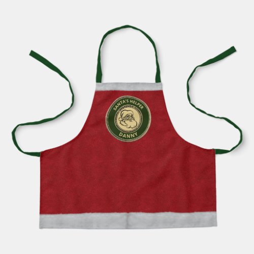 Santas Little Helper wName  Photo if avail Apron