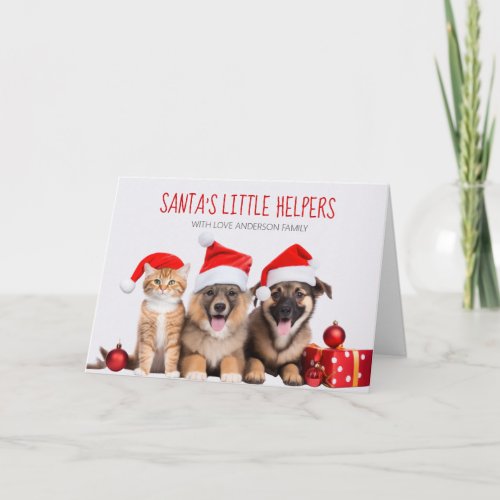 Santas Little Helpers   Card