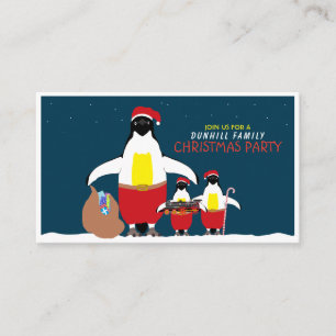 Santa's little helpers, Christmas Party Ticket Enclosure Card