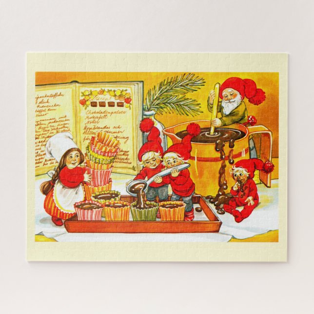 Santa's little helpers jigsaw puzzle (Horizontal)