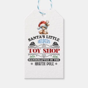 Santa's Little Helpers Workshop Christmas Gift Tags