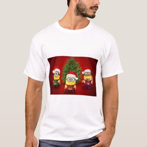 Santas Little Minions T_Shirt