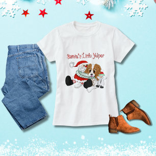 Santa's Little Yelper Cavalier King Charles T-Shirt