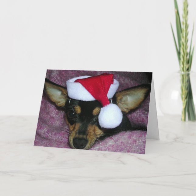 Santa's Littlest Elf Holiday Card (Front)