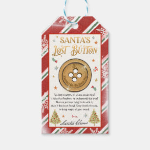 Christmas Eve Box Filler Santa’s Lost button Father Christmas 