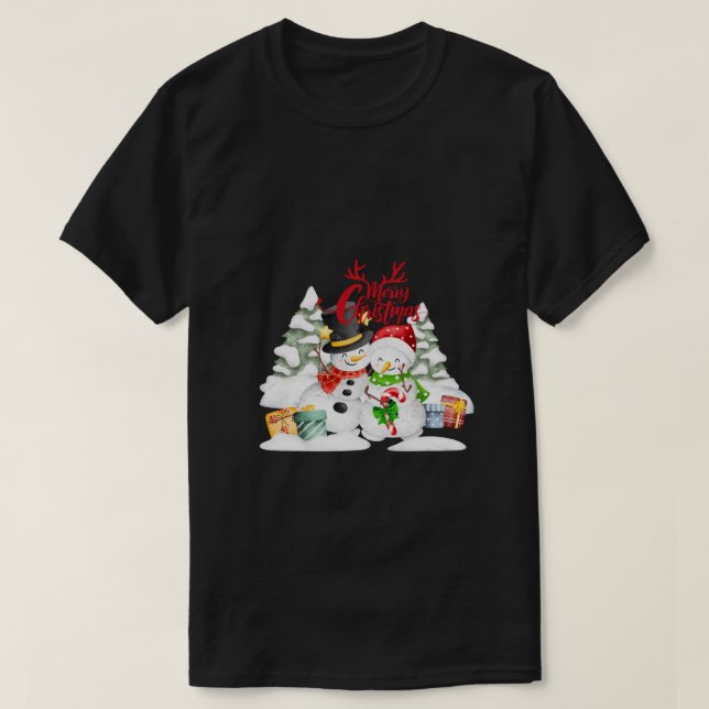 Santa's Magic, Rudolph's Light Special Gift T-Shirt (Design Front)