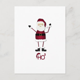 Santa's Math Holiday Postcard