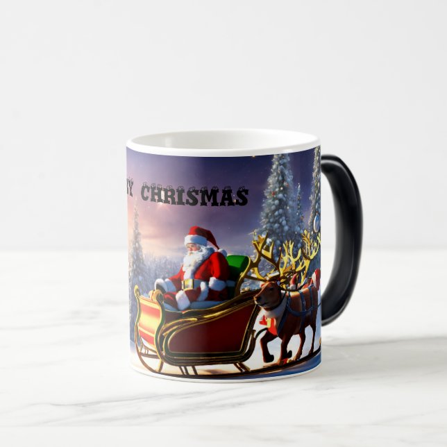 "Santa's Merry Christmas Coffee Cup  (Front Right)