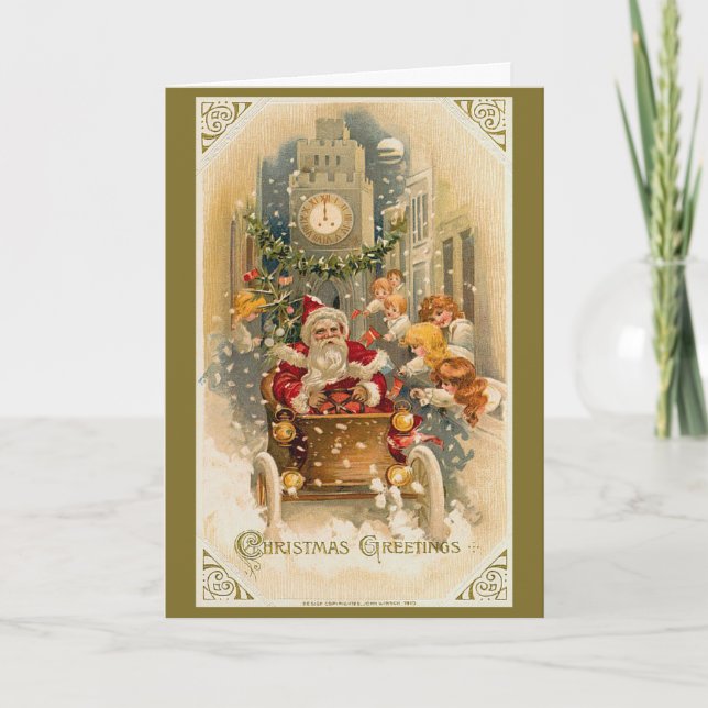 Santa's Midnight Run Christmas Card (Front)