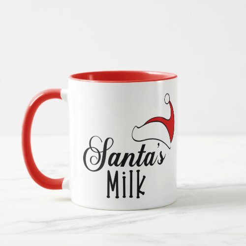 Santas Milk Christmas Holiday Mug