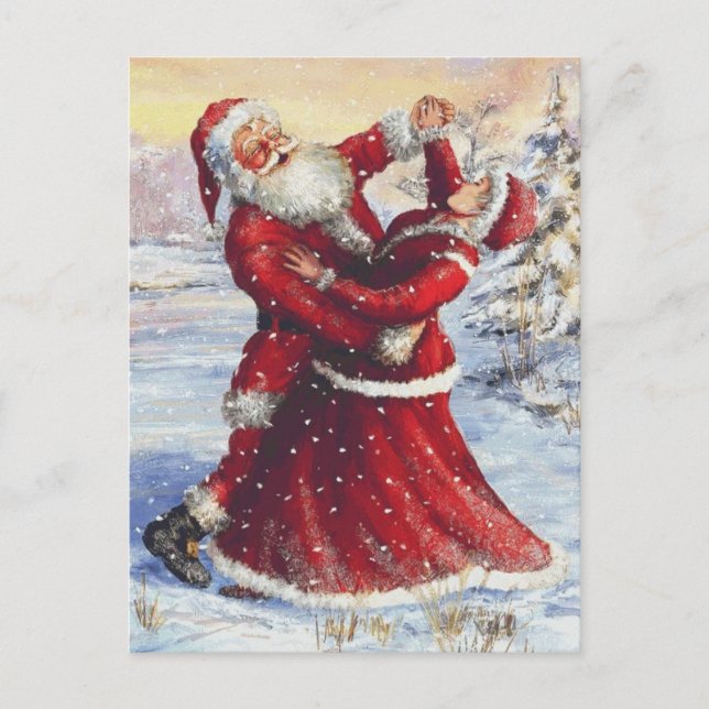 Santa's Mother Postcard (Front)