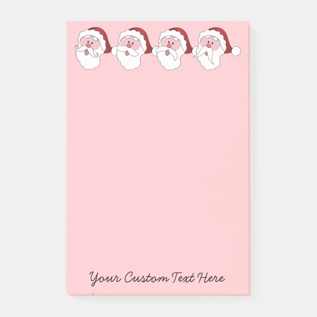 Santa's Mustaches custom notes (Front)