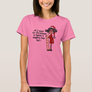 Santa's Naughty Boy List T-Shirt