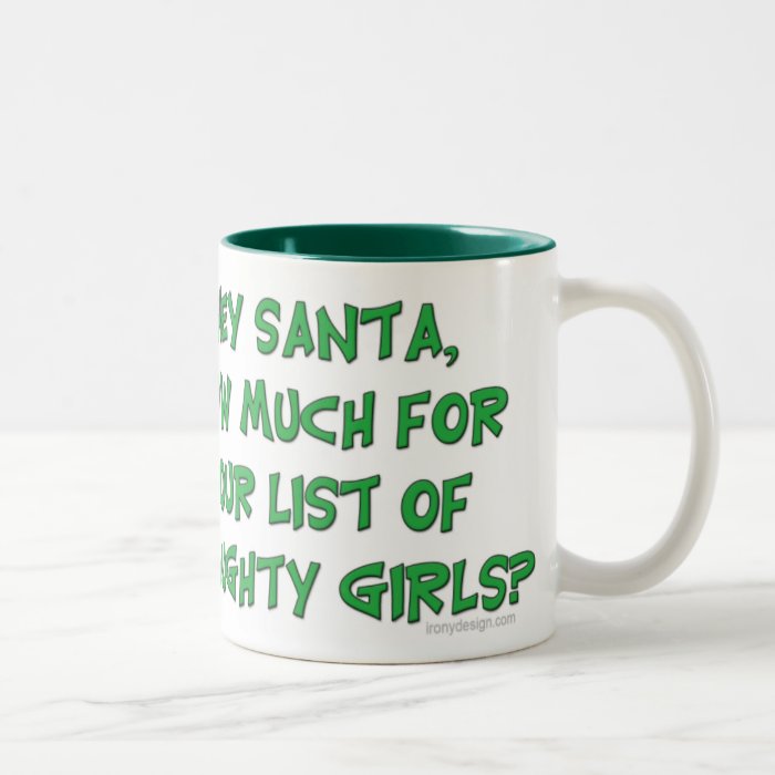 Santa's Naughty List Mugs