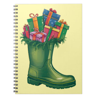 Santa's New Boots Notebook