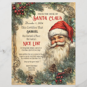 Santa's Nice List Certification